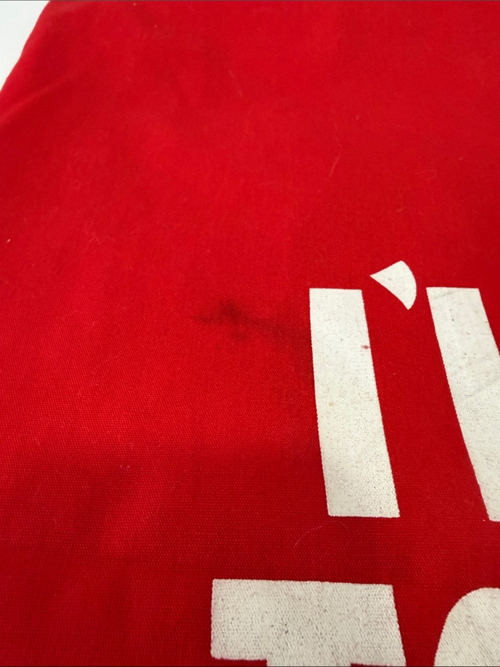 Bright Red Drawstring Laundry/Storage Bag - Picture 10 of 10